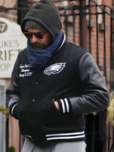 Bradley Cooper NYC 2025 Black Eagles Jacket